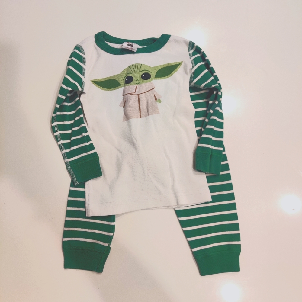 Star Wars Hanna andersson Pajamas 2T Yoda The Child Grogu